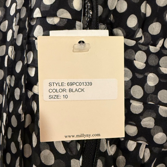 Polk-a-dot halter silk dress - Picture 4 of 5